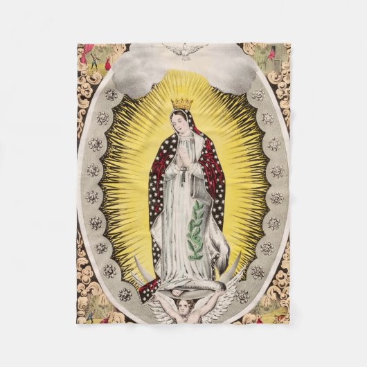 Couverture Polaire Notre-Dame de Guadalupe (Devant)