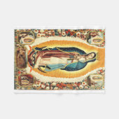 Couverture Polaire Notre-Dame de Guadalupe Radiant Art (Devant (Horizontal))