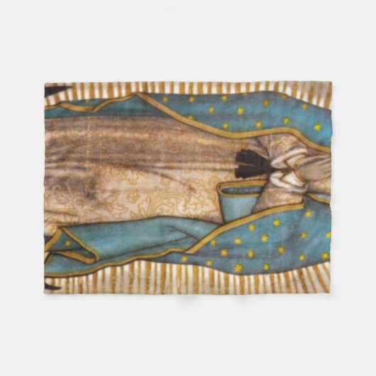 Couverture Polaire Notre Dame de la Guadalupe (Devant (Horizontal))