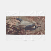 Couverture Polaire Notre-Dame de l'Immaculée Conception Art (Devant (Horizontal))