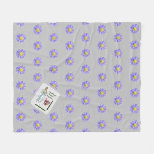 Couverture Polaire Notre Dame de Lourdes (Devant (Horizontal))