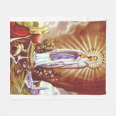 Couverture Polaire Notre Dame de Lourdes (Devant (Horizontal))