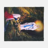 Couverture Polaire Notre Dame de Lourdes (Devant (Horizontal))