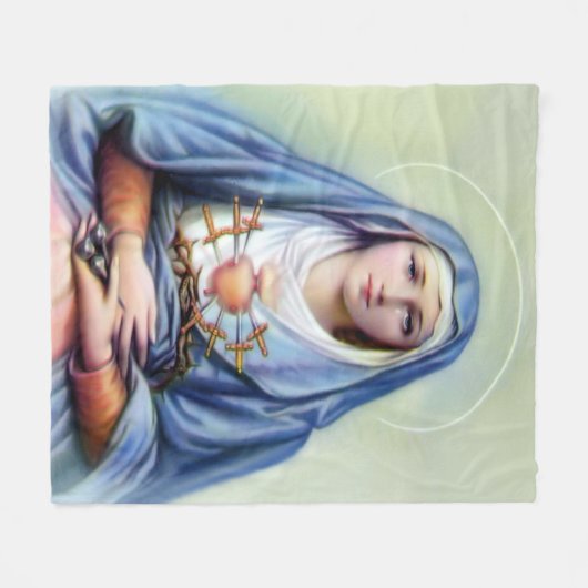 Couverture Polaire Notre Dame des Douleurs (Devant (Horizontal))