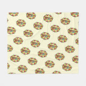 Couverture Polaire Notre Dame Guadalupe Vierge Marie Catholique Mexiq (Devant (Horizontal))