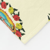Couverture Polaire Notre Dame Guadalupe Vierge Marie Catholique Mexiq (Coin)