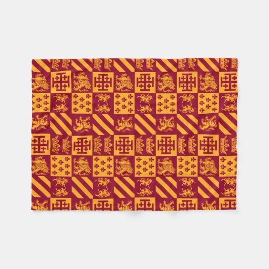 Couverture Polaire Notre famille royale (Devant (Horizontal))