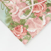 Couverture Polaire Notre Madame des roses de Vierge Marie de Fatima (Coin)