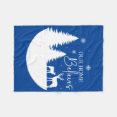 Couverture Polaire Notre maison croit (Devant (Horizontal))