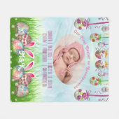 Couverture Polaire Notre première Pâques en photos de grands-parents  (Devant (Horizontal))