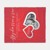 Couverture Polaire Notre première Saint Valentin en tant que Monsieur (Devant (Horizontal))