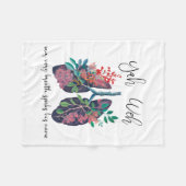 Couverture Polaire Notre Respiration Parle Son Nom Yhwh Christian Rel (Devant (Horizontal))