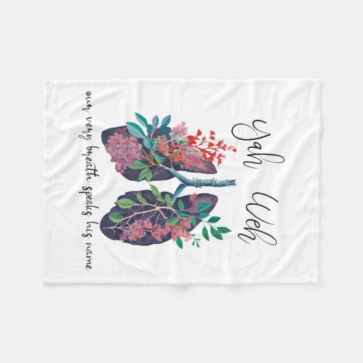 Couverture Polaire Notre Respiration Parle Son Nom Yhwh Christian Rel (Devant (Horizontal))