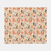 Couverture Polaire Nourriture japonaise : Motif 3 de sushi (Devant (Horizontal))