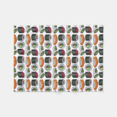 Couverture Polaire Nourriture japonaise Sushi Tuna Roll Saumon Nigiri (Devant (Horizontal))