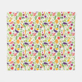 Couverture Polaire Nourriture sur un arrière - plan blanc (Devant (Horizontal))