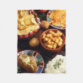 Couverture Polaire Nourritures de pomme de terre (Devant)