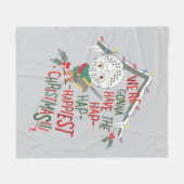 Couverture Polaire Nous allons avoir le Noël le plus heureux (Devant (Horizontal))