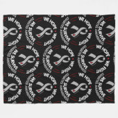 Couverture Polaire Nous Espérons Que Nous Combattrons Nous Survivons. (Devant (Horizontal))