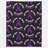 Couverture Polaire Nous Espérons Que Nous Combattrons Nous Survivons. (Devant)