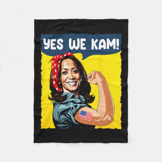Couverture Polaire Nous, Kam Rosie, Riveter Pour Le Président Kamala  (Devant)
