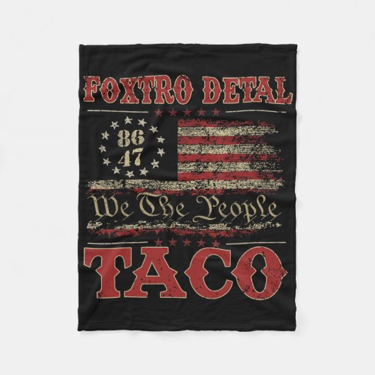 Couverture Polaire Nous Le Peuple Taco Foxtrot Delta Taco 2 (Devant)