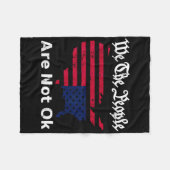 Couverture Polaire Nous, Les Gens Ne Sont Pas D'Accord, Grunge Upside (Devant (Horizontal))