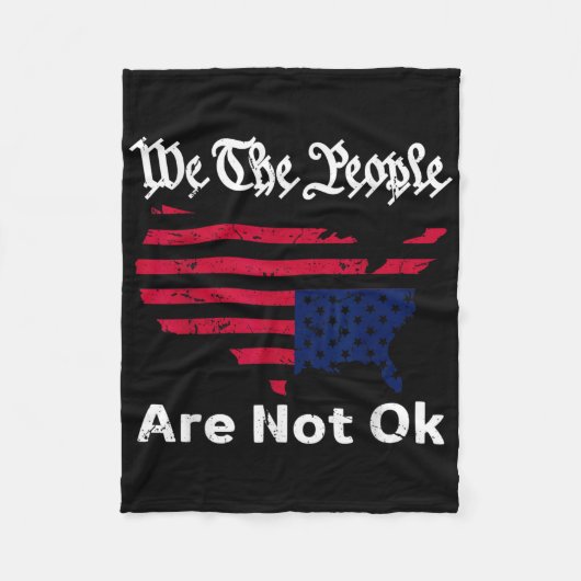 Couverture Polaire Nous, Les Gens Ne Sont Pas D'Accord, Grunge Upside (Devant)