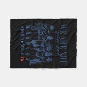 Couverture Polaire Nous Ne Retournons Pas Kamala Harris Waltz 24 Mada (Devant (Horizontal))