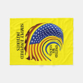 Couverture Polaire Nous, Patriotes, Nous Sommes Simplement Unis D'Acc (Devant (Horizontal))