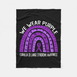 Couverture Polaire Nous portons du violet pour la journée de sensibil