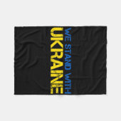 Couverture Polaire Nous sommes avec l'Ukraine 2 (Devant (Horizontal))