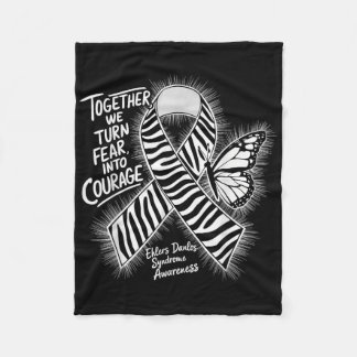 Couverture Polaire Nous Transformons La Peur En Courage Ehlers Danlos