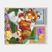 COUVERTURE POLAIRE NOUS VOUS AIMONS TIGER (Devant (Horizontal))