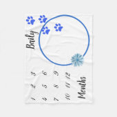 Couverture Polaire Nouveau chat chien animal de compagnie Milestone g (Devant)