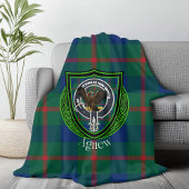 Couverture Polaire Nouveau Clan écossais Tartan & Crest
