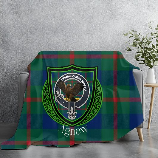 Couverture Polaire Nouveau Clan écossais Tartan & Crest