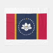 Couverture Polaire Nouveau drapeau du Mississippi 2020 (Devant (Horizontal))