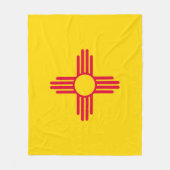 Couverture Polaire Nouveau-Mexique État Drapeau (Devant)