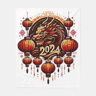 Couverture Polaire nouvel an chinois 2024