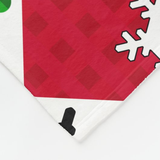 Couverture Polaire Nouvel an, Noël (Coin)