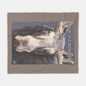 Couverture Polaire Nouvelle de HampshireMoose fin (Devant (Horizontal))