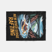 Couverture Polaire Nouvelle rivière Gorge Rafting Whitewater Kayak Ou (Devant (Horizontal))