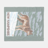 Couverture Polaire Nouvelle scène de HampshireWolf (Devant (Horizontal))