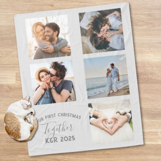 Couverture Polaire Nouvelles Mourages Notre Premier Noël Ensemble Pho