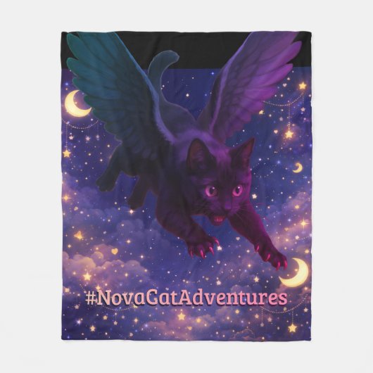 Couverture Polaire #NovaCatAdventures – Winged v3 (Devant)