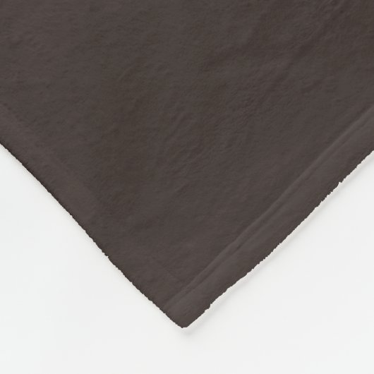 Couverture Polaire Noyer solide, Brown, (Coin)