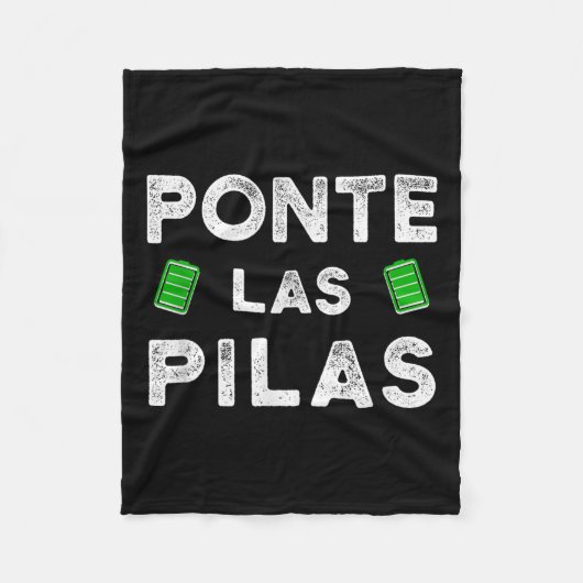 Couverture Polaire Nte Las Las Funny Spanish Saying Motivational  (Devant)