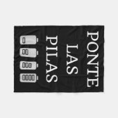 Couverture Polaire Nte Las Las Spanish Saying Motivational  (Devant (Horizontal))