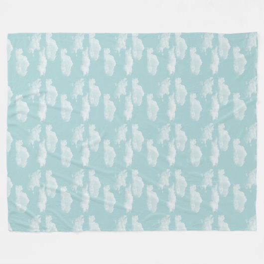 Couverture Polaire Nuages (Devant (Horizontal))